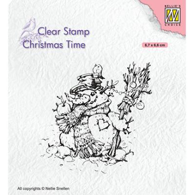 Nellie's Choice Clear Stamp - Snowman